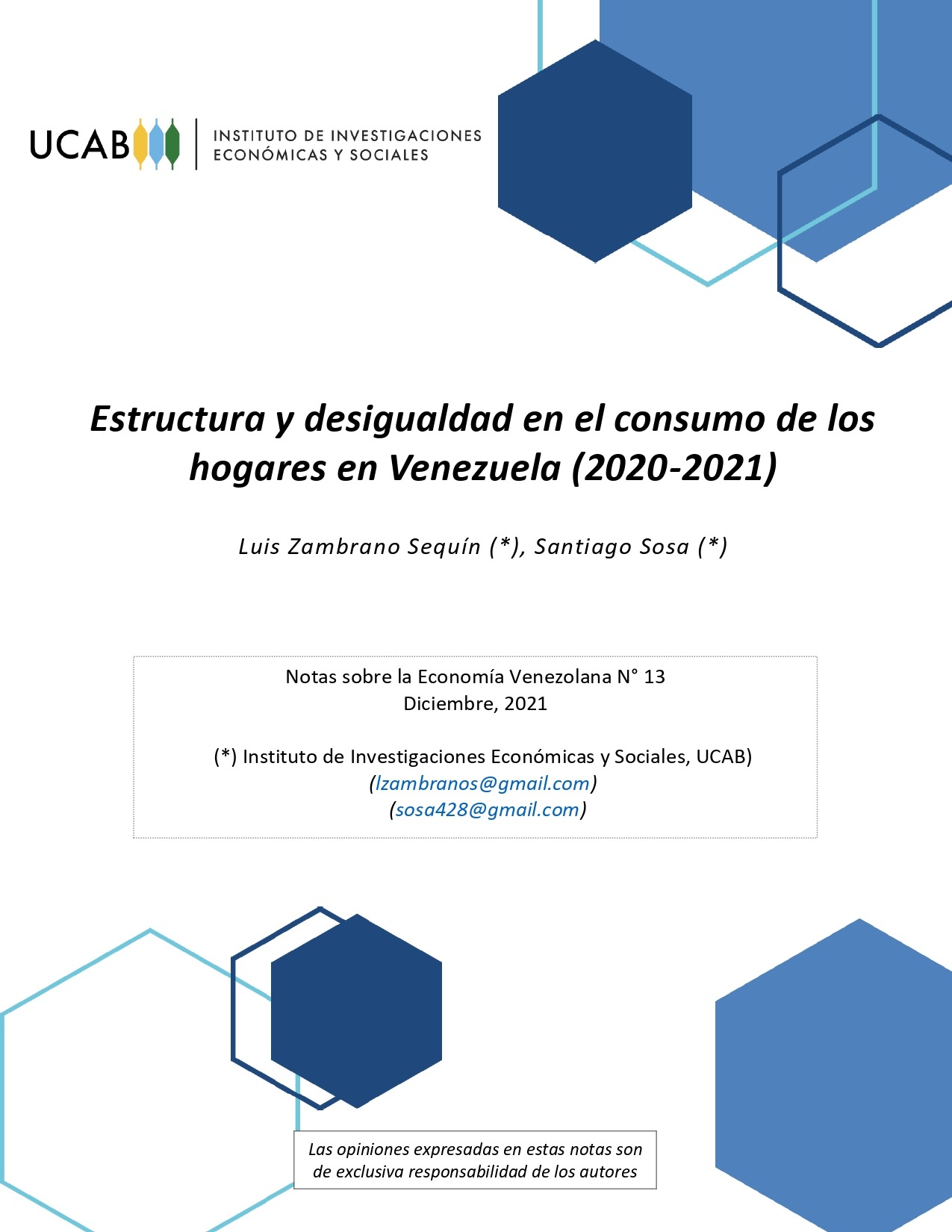 Notas sobre la Economía Venezolana N° 13